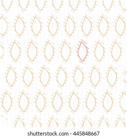 Leaf light pattern in vector, Fabric design, wrapping paper