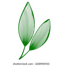 Láminas de motivos para el fondo, el logotipo o la decoración. Un simple diseño de vector plano.