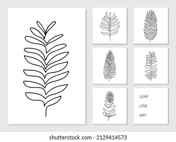 Dibujo de la línea de la hoja Mano. Ilustración sobre el arte de la línea de la hoja.