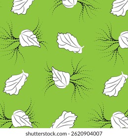 Vector de fondo de Fondo de pantalla de arte de línea de hoja. Diseño de hojas de monstruo natural y hojas de plátano en un estilo de contorno lineal minimalista. Diseño para la tela, impresión, cubierta, Anuncio, decoración