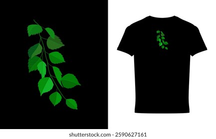Leaf Line Drawing Vector Art, Icons, and Graphics set, Line art elegant leaves in engraving style art T-shirt Design