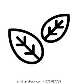  leaf Line icon