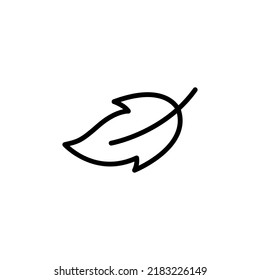 Leaf line icon vector design