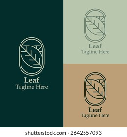 leaf line logo for company
