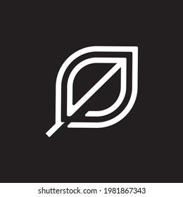 leaf line logo design inspiration leaves