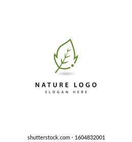 Leaf line Logo icon design element vector template (15)