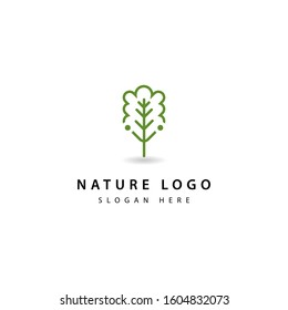Leaf line Logo icon design element vector template (10)