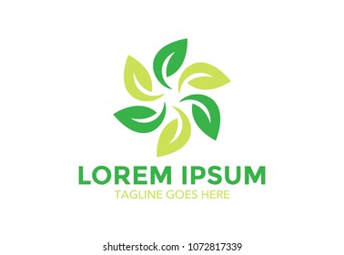 leaf logo. agriculture and farming. vector illustration. icon. template