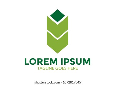 leaf logo. agriculture and farming. vector illustration. icon. template