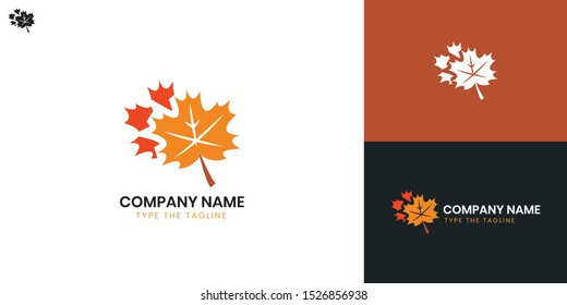 Leaf logo - All elements on this template are editable with vector software, suitable for Nature Business / Industry.