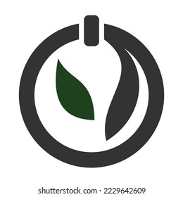 Leaf logo. Bio nature green eco vector symbols business logo template Icon Illustration Brand Identity