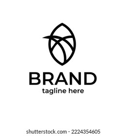 A leaf logo for Businnes and community