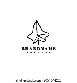 leaf logo cartoon icon design template concept modern isolated vector illustration