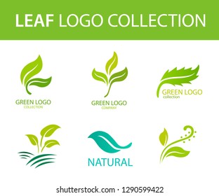 Leaf Logo Collection. 100% Resizable vector