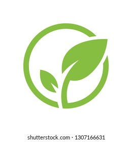 leaf logo concept. minimalist leaf