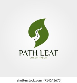 leaf logo concept vector illustration design template