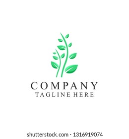 leaf logo design