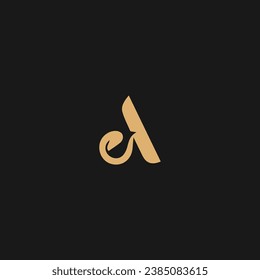A Leaf Logo Design Business Vector Template, Creative Abstract Letter A Logo Vector,
