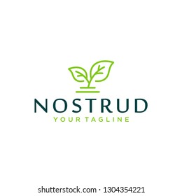 Leaf logo design concept. Universal leaf design.