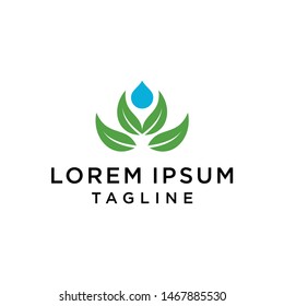 Leaf Logo Design. Flower Natural Vector. Abstract yoga center, spa facilities, lotus flower, Fashion and beauty.