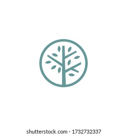 leaf logo design for health,organic,cosmetic company.vector design template element