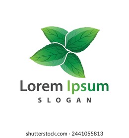 Plantilla de ilustración vectorial de ecología de elemento de naturaleza verde icono de diseño de logotipo de hoja