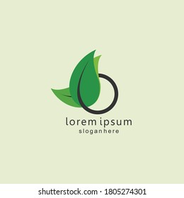 Leaf logo design Icon Vector Illustration for your company and products