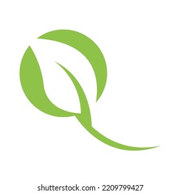 Leaf logo design. Icon leaf for your business. Natural concept