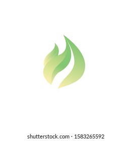 Leaf Logo design illustration fresh your brand
