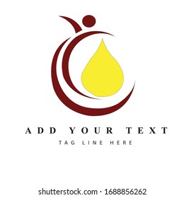 leaf logo design & illustration vector art for print 