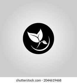 leaf logo design. Landscape, garden, plant, nature and ecology logo vector design. Ecology Happy life Logotype concept icon. Vector illustration, Graphic Design editable