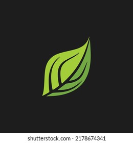 Leaf Logo Design, minimalist and modern