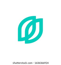 leaf logo design modern template