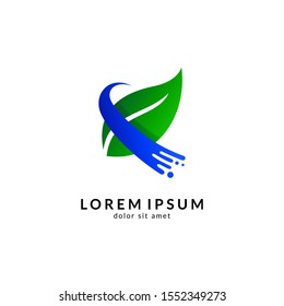 Leaf Logo Design. Nature And Environmental Icon. Health Care And Spa Symbol. Organic Food And Nutrition Vector