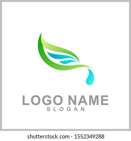 Leaf Logo Design. Nature And Environmental Icon. Health Care And Spa Symbol. Organic Food And Nutrition Vector