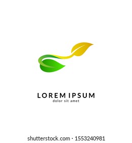 Leaf Logo Design. Nature And Environmental Icon. Health Care And Spa Symbol. Organic Food And Nutrition Vector