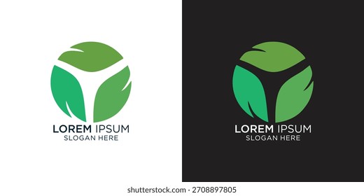Diseño de logotipo de hoja perfecto para marcas orgánicas, negocios sostenibles o empresas ecológicas que necesitan una identidad visual fresca y vibrante