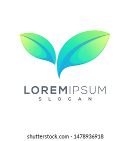 leaf logo design ready to use