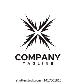 Leaf logo design for salon and spa brand