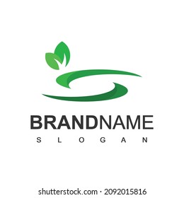 Leaf Logo Design Template, Natural Symbol