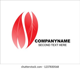 Leaf logo design vector for company