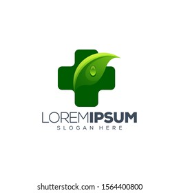 leaf logo design vector illustration