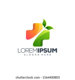 leaf logo design vector illustration