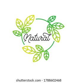 Leaf Logo design vector illustration. Abstract Leaf Logo vector in creative design concept for nature, agriculture and farm business. Tree Leaf Logo, icon, sign and symbol vector design illustration