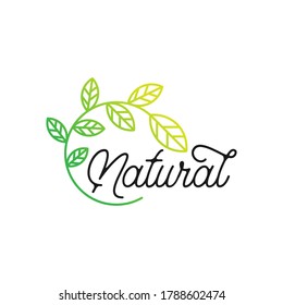 Leaf Logo design vector illustration. Abstract Leaf Logo vector in creative design concept for nature, agriculture and farm business. Tree Leaf Logo, icon, sign and symbol vector design illustration