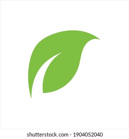 Leaf logo design, vector natural concept inspiration, leaf icon