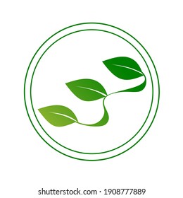 Leaf logo design, vector natural concept inspiration, leaf icon suitable for company logo