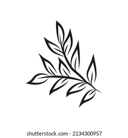 Diseño de logotipo de hoja, inspiración de concepto natural vectorial, icono de hoja. Logotipos de ecología de hoja elemento natural icono vector. Plantilla de logotipo de hoja