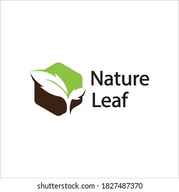 leaf logo design vector for nature symbol template editable,Green leaf logo ecology nature element vector icon.
