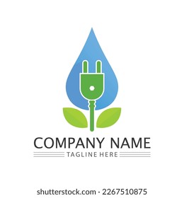 leaf logo design vector for nature symbol template editable,Green leaf logo ecology nature element vector icon.
